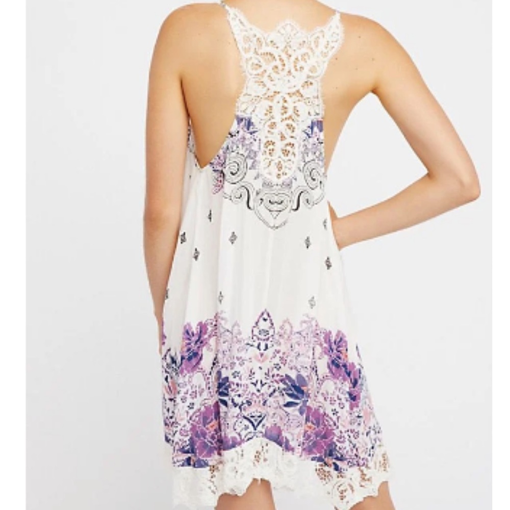 Gorgeous Intimately Free People lace inset slip dress! - Picture 3 of 13